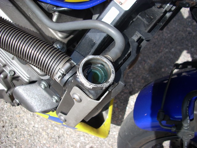 Cambio liquido radiatore honda hornet #2