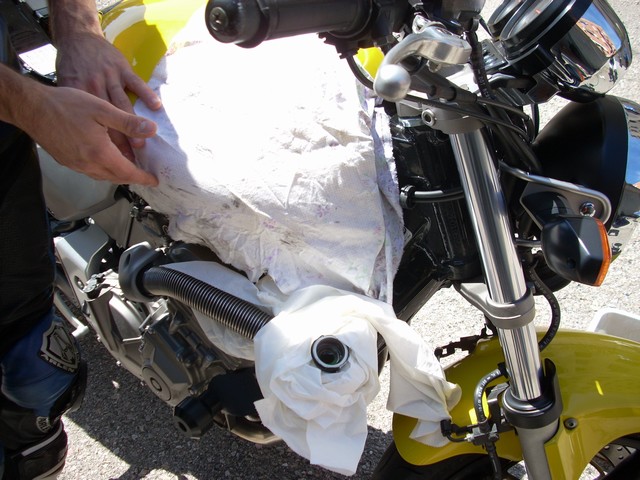 Cambio liquido radiatore honda hornet #3